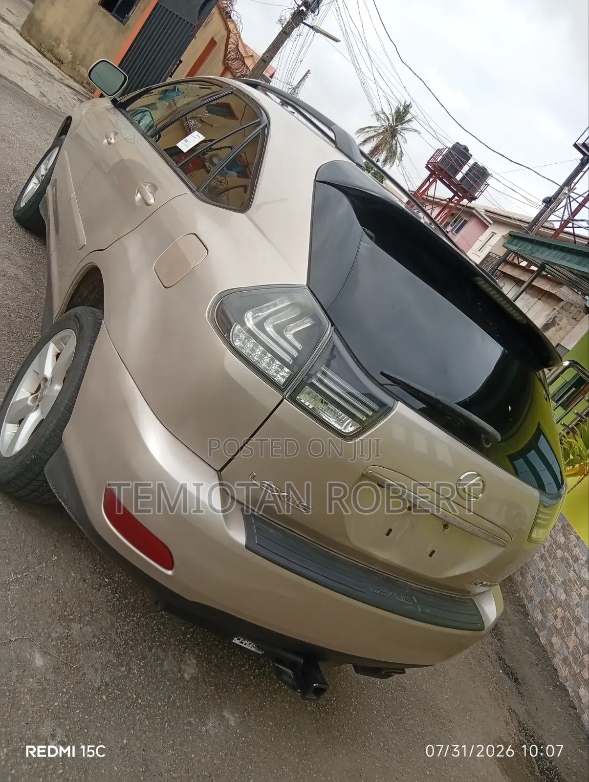 Lexus RX 350 2007 Gold