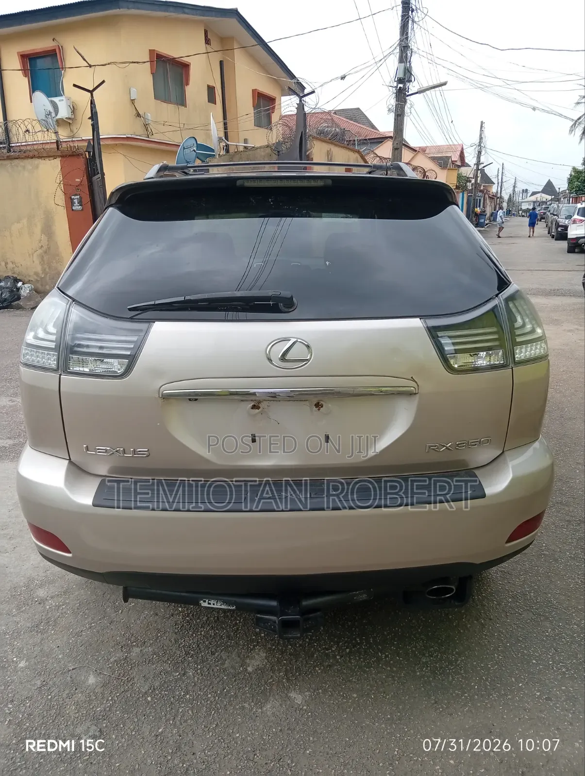 Lexus RX 350 2007 Gold
