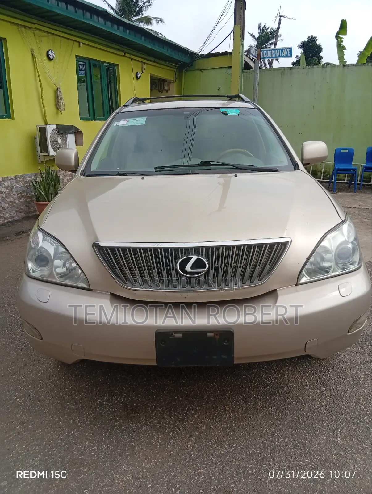Lexus RX 350 2007 Gold
