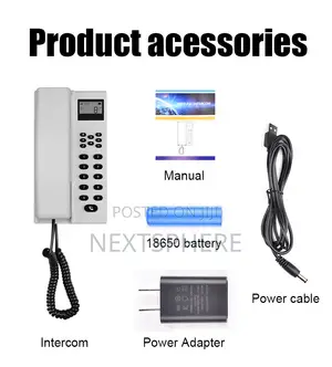 Wireless Intercom With LCD Display for Officess, Hotels, Homes, Etc.