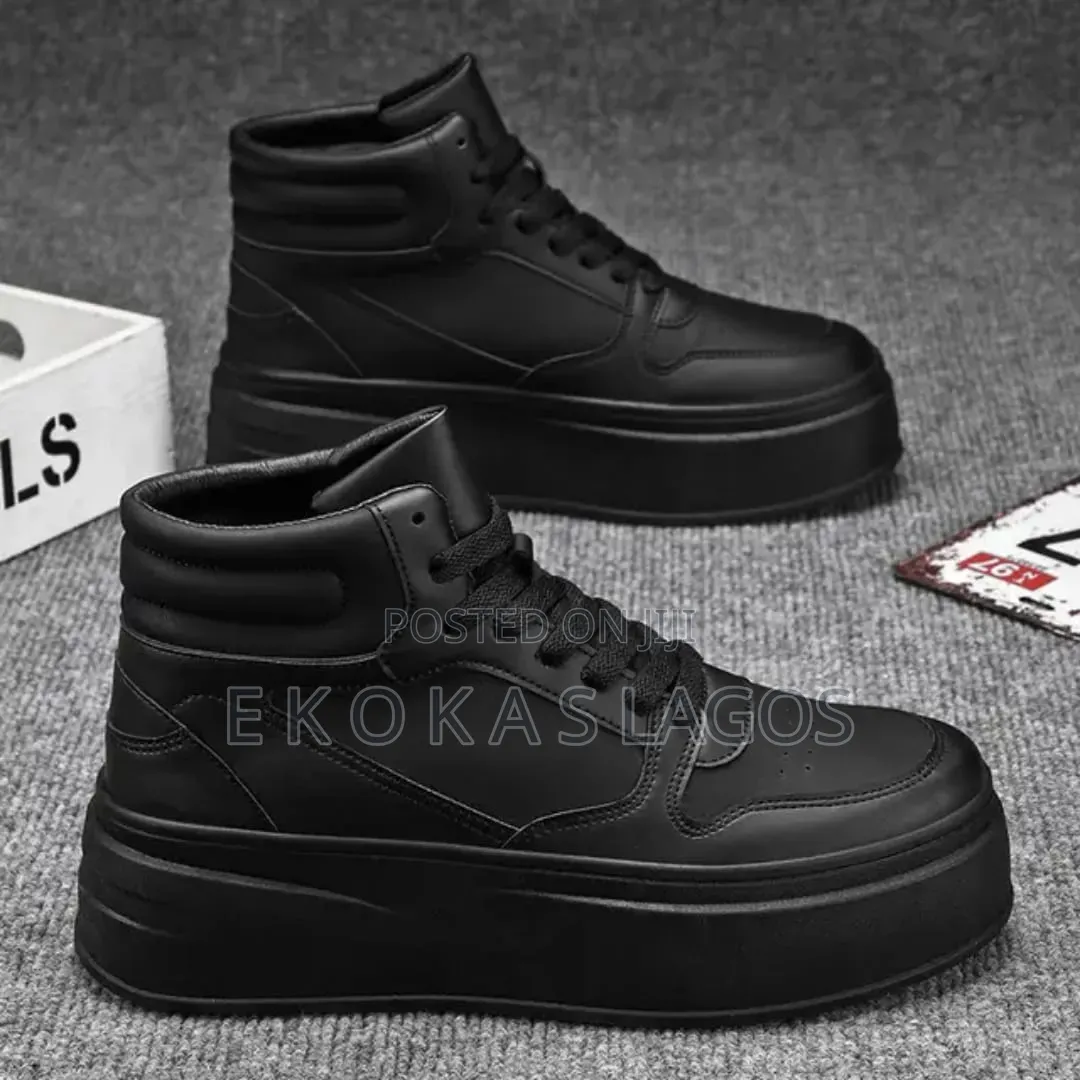 Afro Beat Style High Boot Sneakers