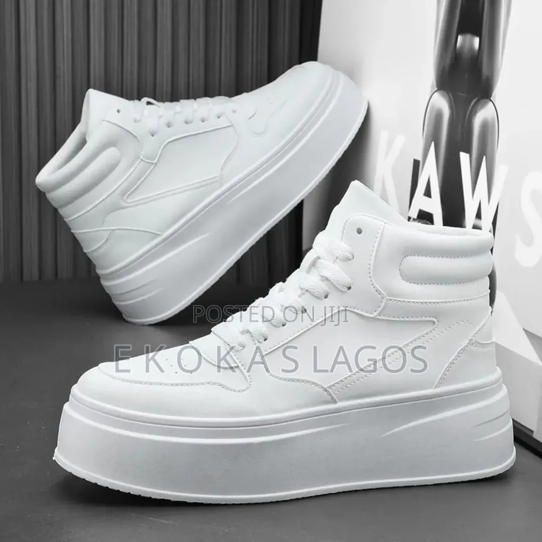 Afro Beat Style High Boot Sneakers