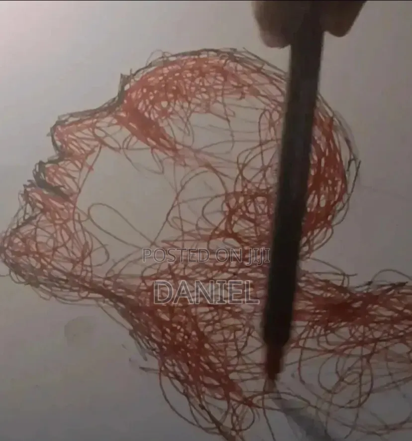 Abstract Scribble Beauty