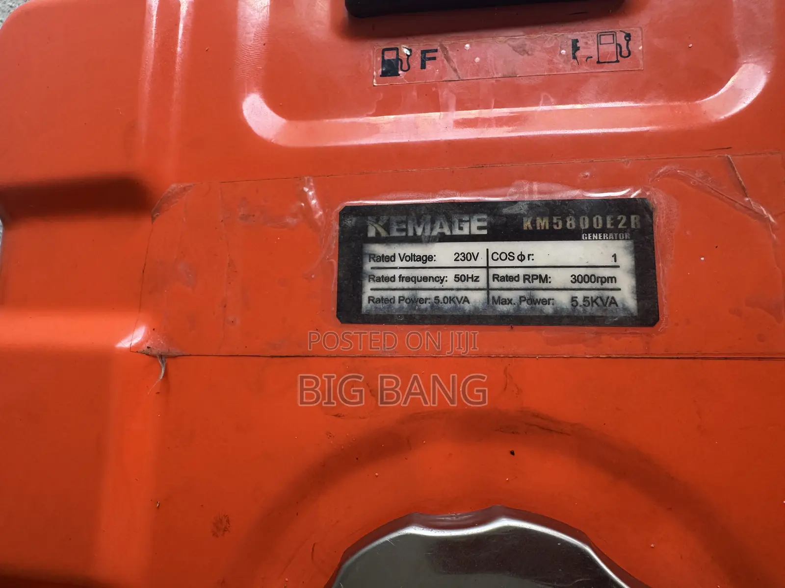 5KVA Kemage Generator With Remote Key Start