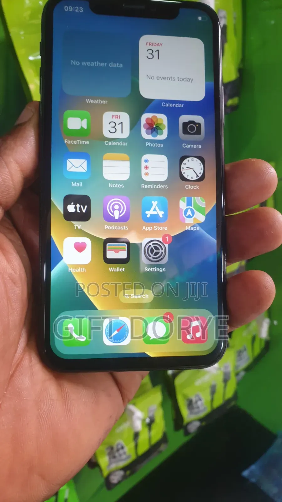 Apple iPhone X 64 GB Black