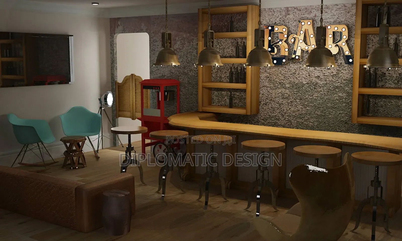 High End Luxury 3d Interior Design Photorealistic Visualization