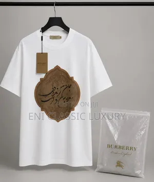 High Demand Luxury Men's Round Neck Burberry Best Quality Well Branded