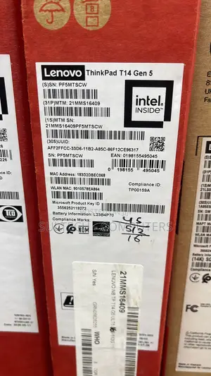 New Laptop Lenovo ThinkPad T14 16GB Intel Core Ultra 5 SSD 512GB