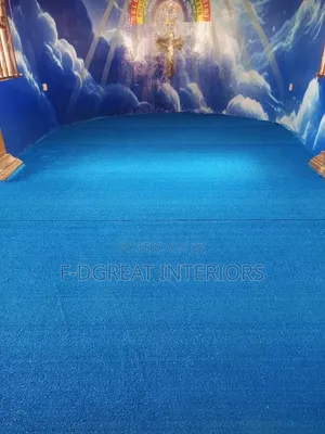 25mm Blue Synthetic Grass Best in Abuja