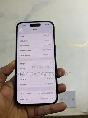 Apple iPhone 16 128 GB Black
