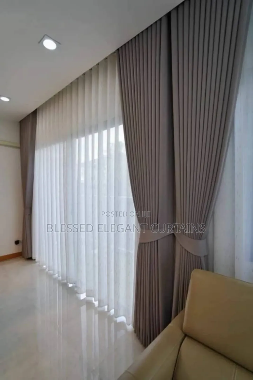 Curtain Sewing, Supply Installation – Nigeria