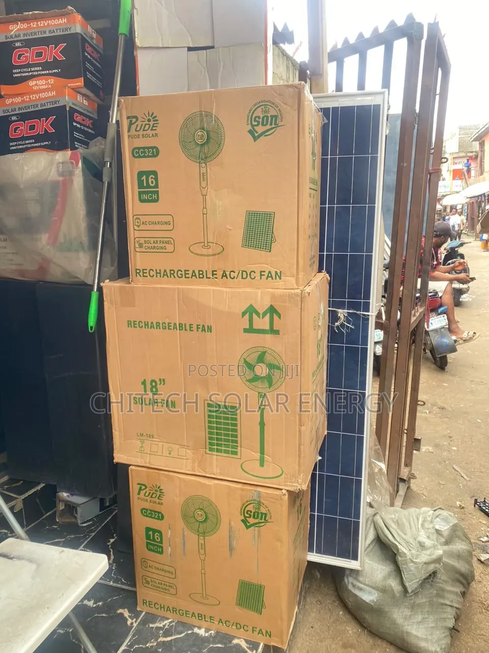 Cc321 Solar Fan