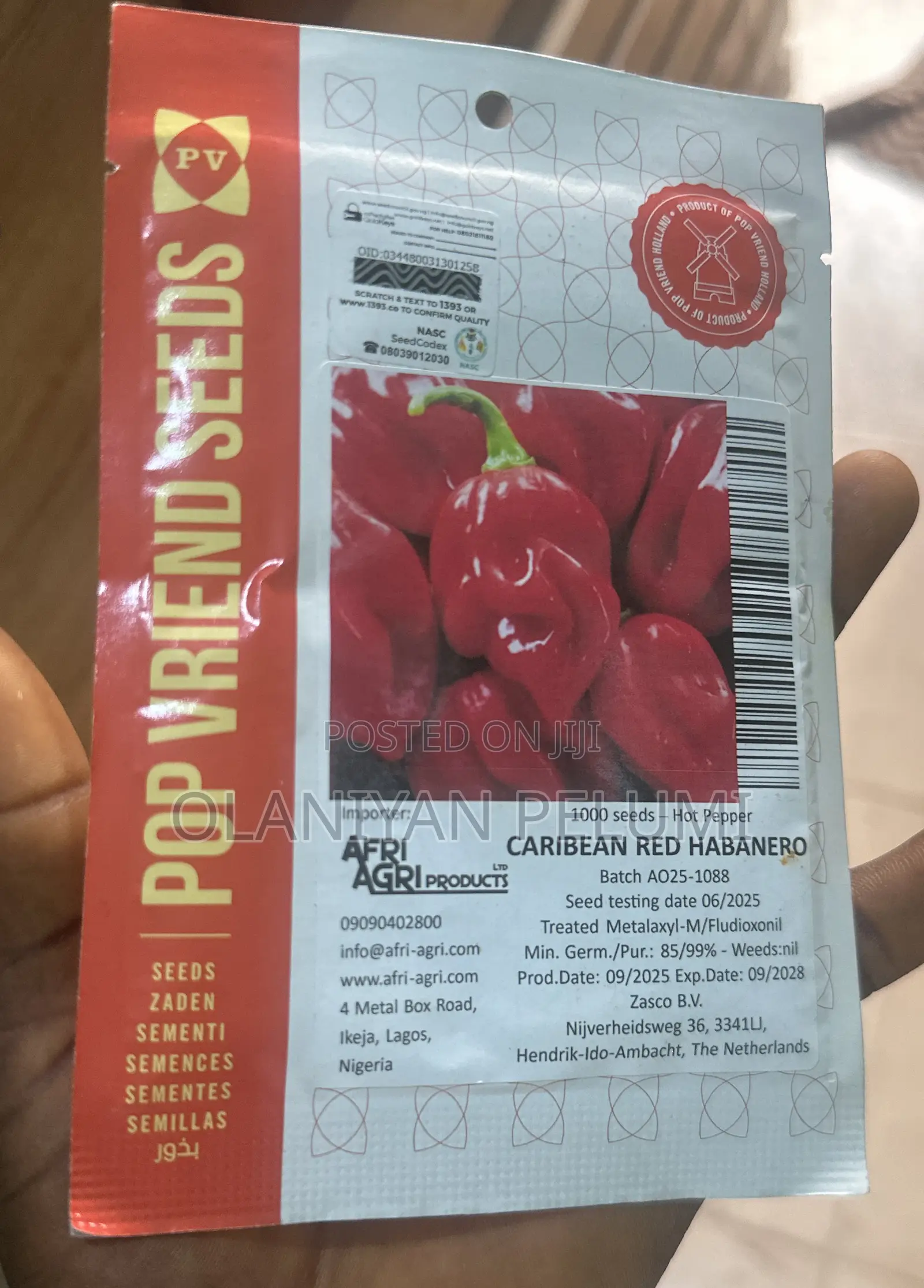 Caribbean Red Habanero