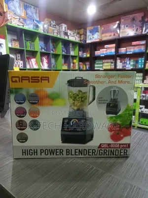 QASA High Power Blender Grinder QBL-8008 Pro1 With 2 Cups