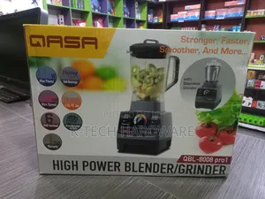 QASA High Power Blender Grinder QBL-8008 Pro1 With 2 Cups