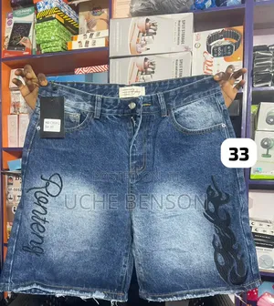 Baggy Jean Shorts