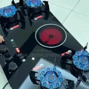 4Gas Burners 1 Electric