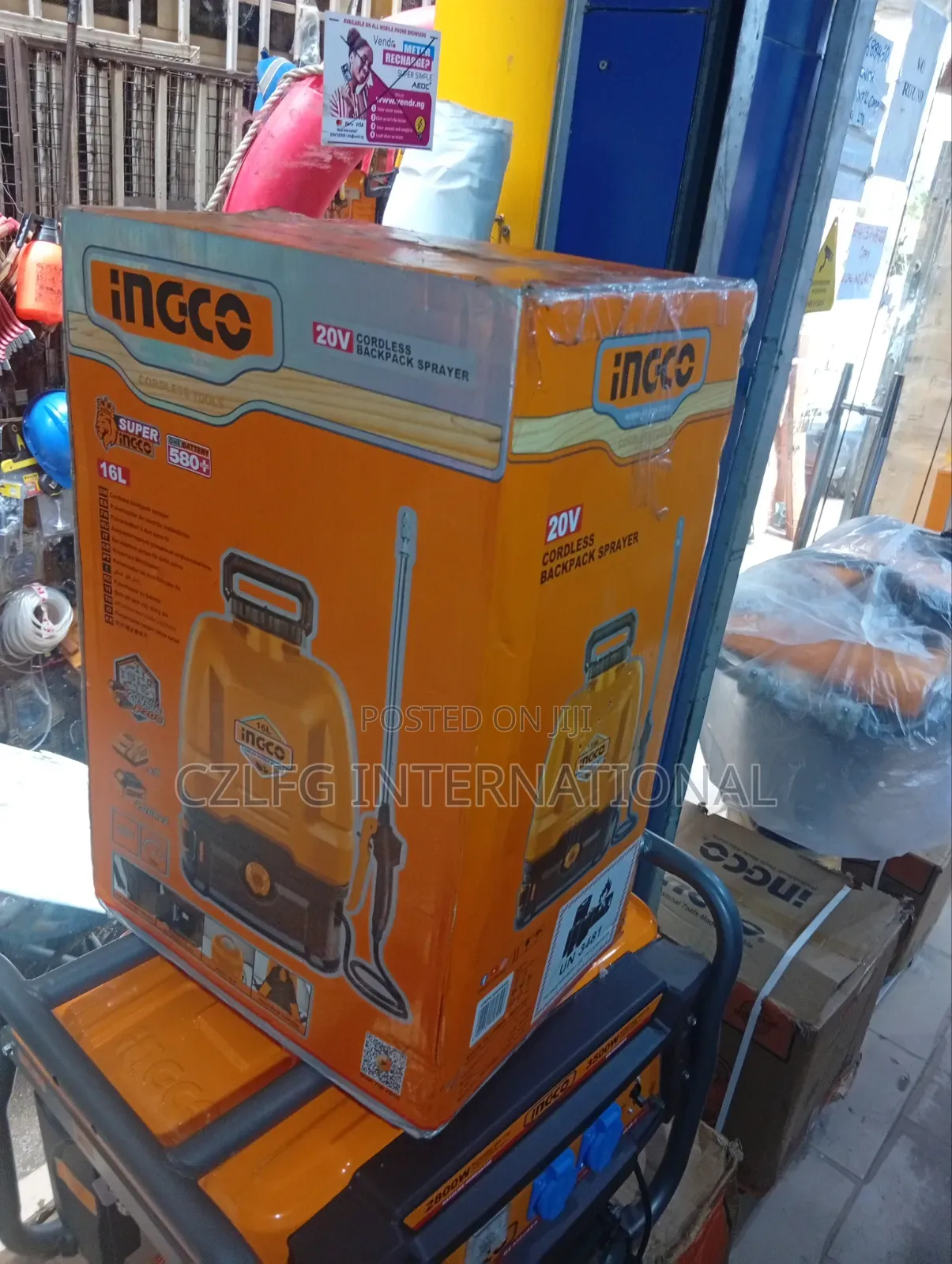 20v Cordless Backpack Sprayer
