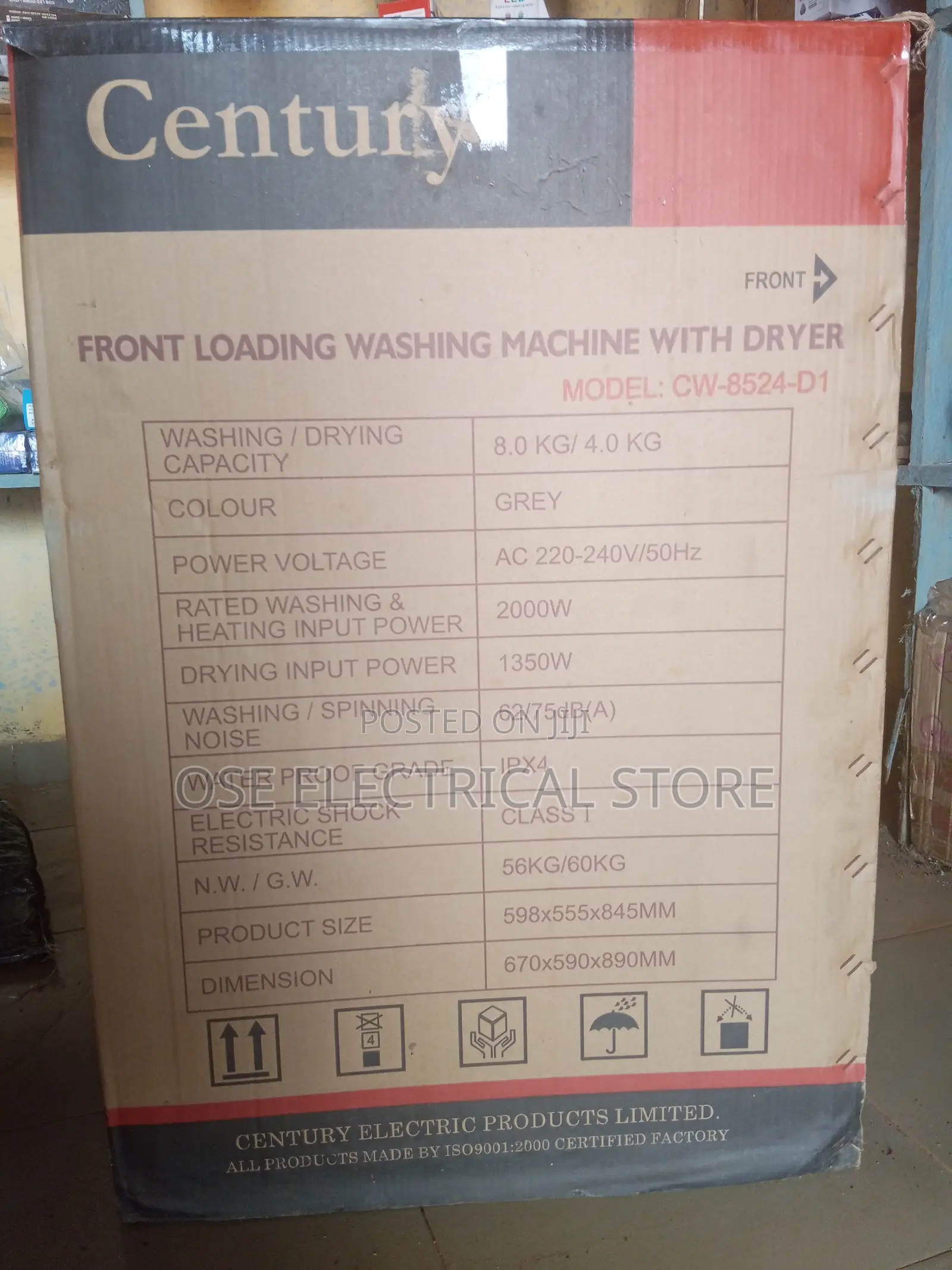 Century Fully Automatic Washing Machine With Dryer