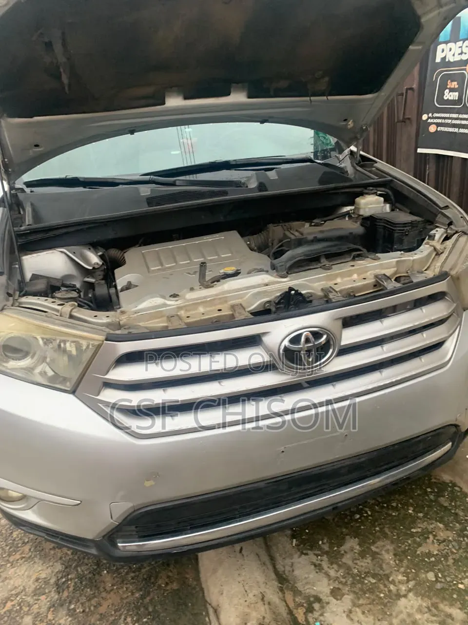 Toyota Highlander 3.5L 4WD 2013 Silver