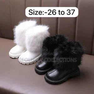  Best-Selling Kids Faux Fur Boots Stylish Warm Winter Shoes