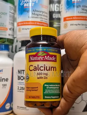 Nature Made Calcium 600mg + Vitamin D3 | 60 Tabs | Bones | U.S.A