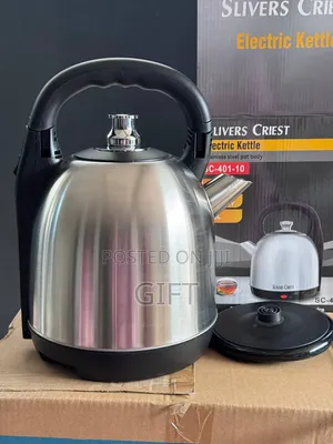 10ltr Family Size Slivers Criest Electric Kettle••1800watt