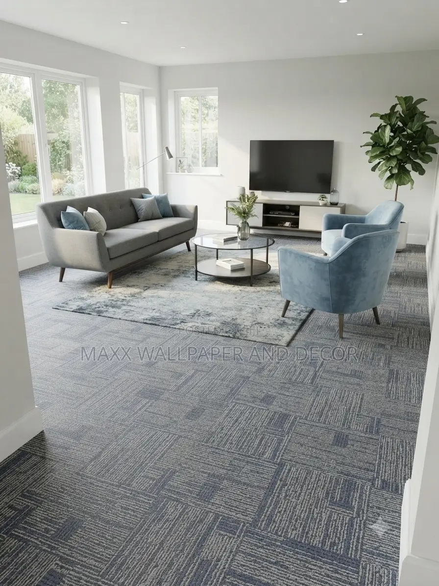 Modern Carpet Look LVT Vinyl Flooring Strips for Office Home