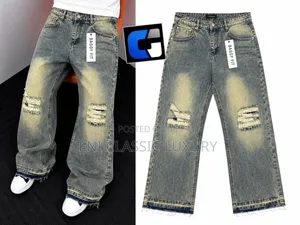 High Demand Luxury Men's Cargo Jeans Best Quality Well Branded