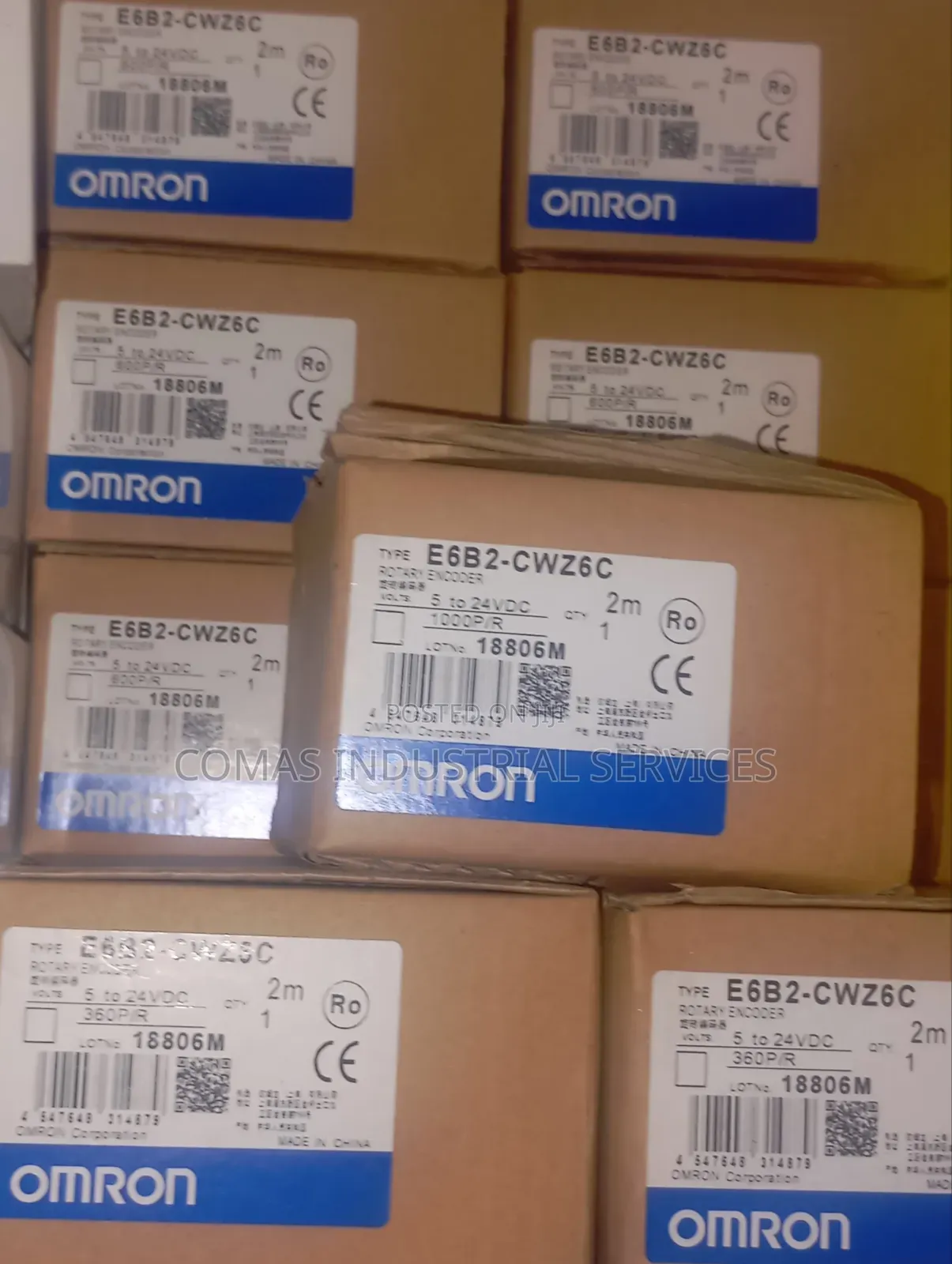 Omron E6b2-Cwzc6 Rotary Encoder 5-24vdc 360/1000/R Original