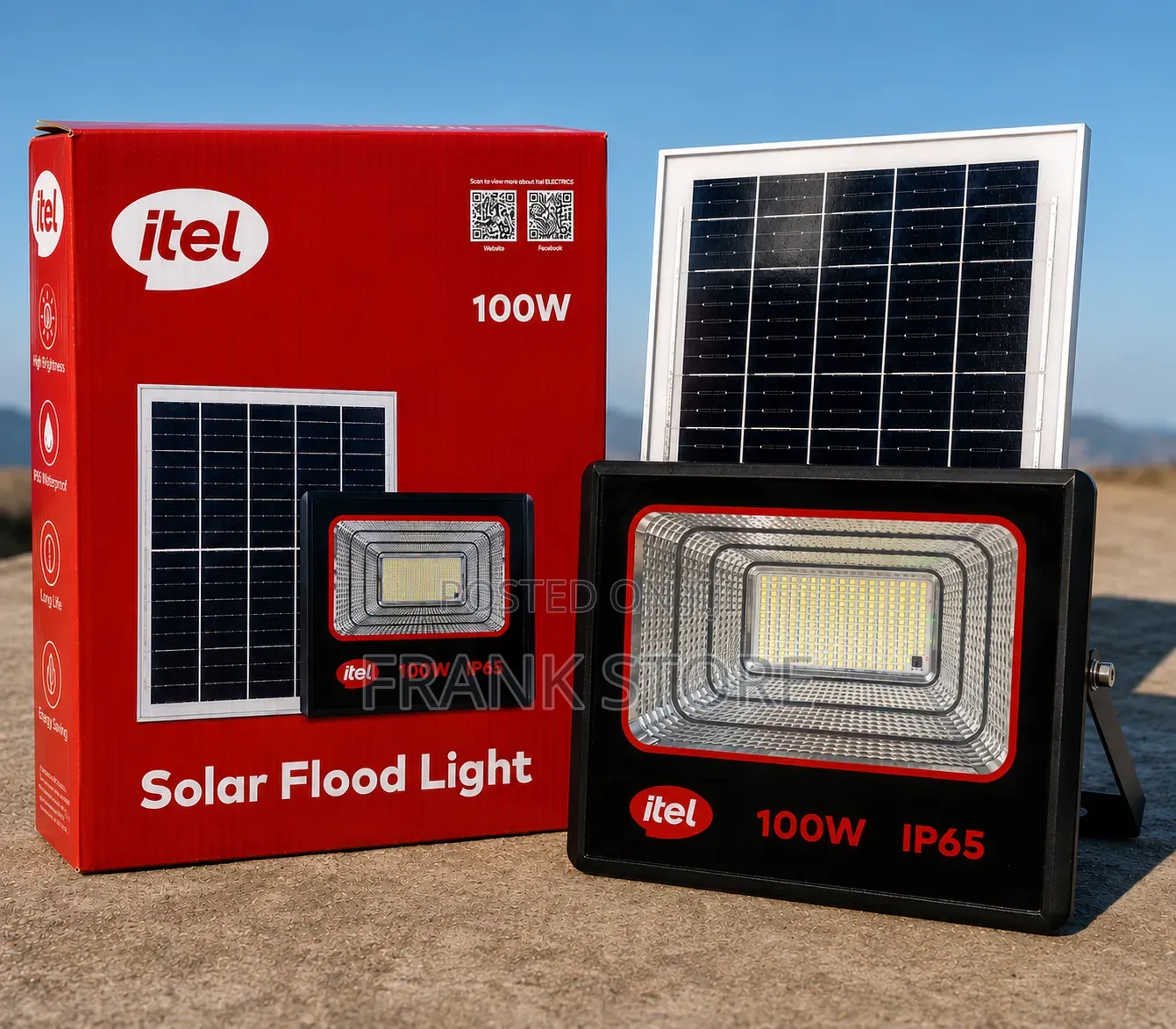Authentic Quality ITEL Solar Flood Light
