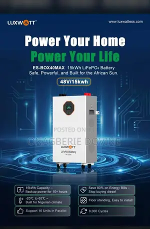 Luxwatt 15kwh 48v Lithium Battery