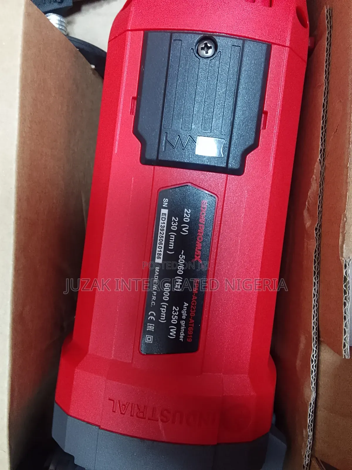 9 Inches Edon Filling Machine/ Angle Grinder