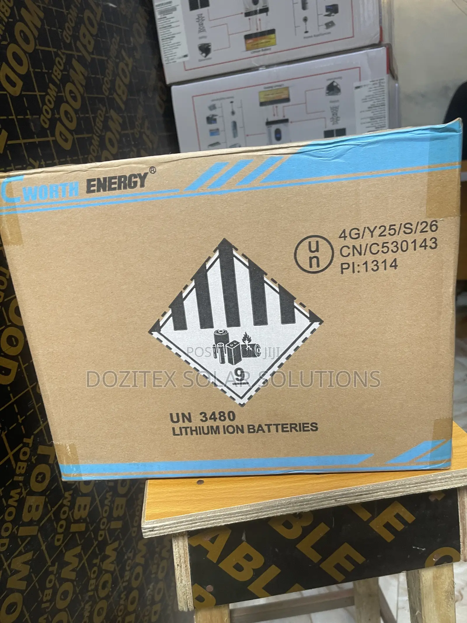 Cworth 1.28kw/12v Lithium Battery