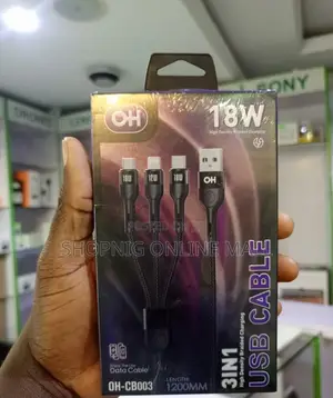 OH-CB003 18w 3in1 USB Cable