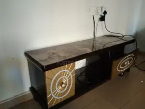 Foreign Glass Top TV Stand