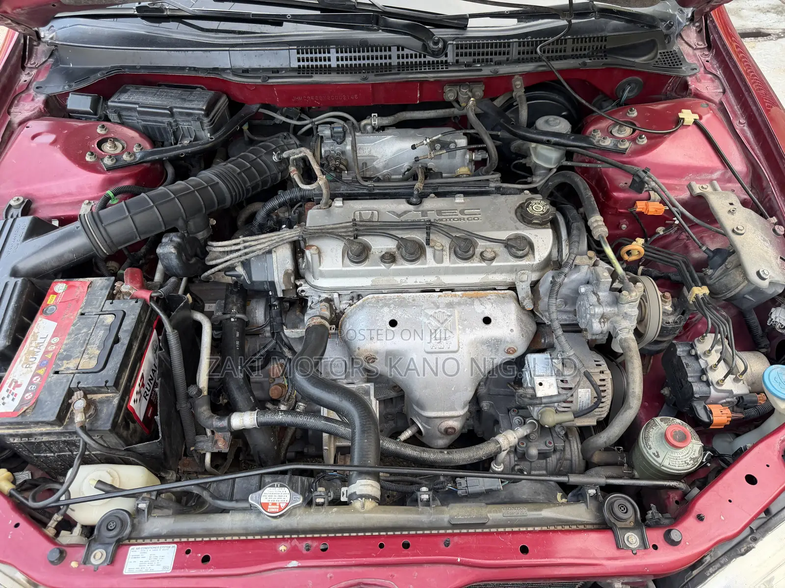 Honda Accord 2002 Maroon