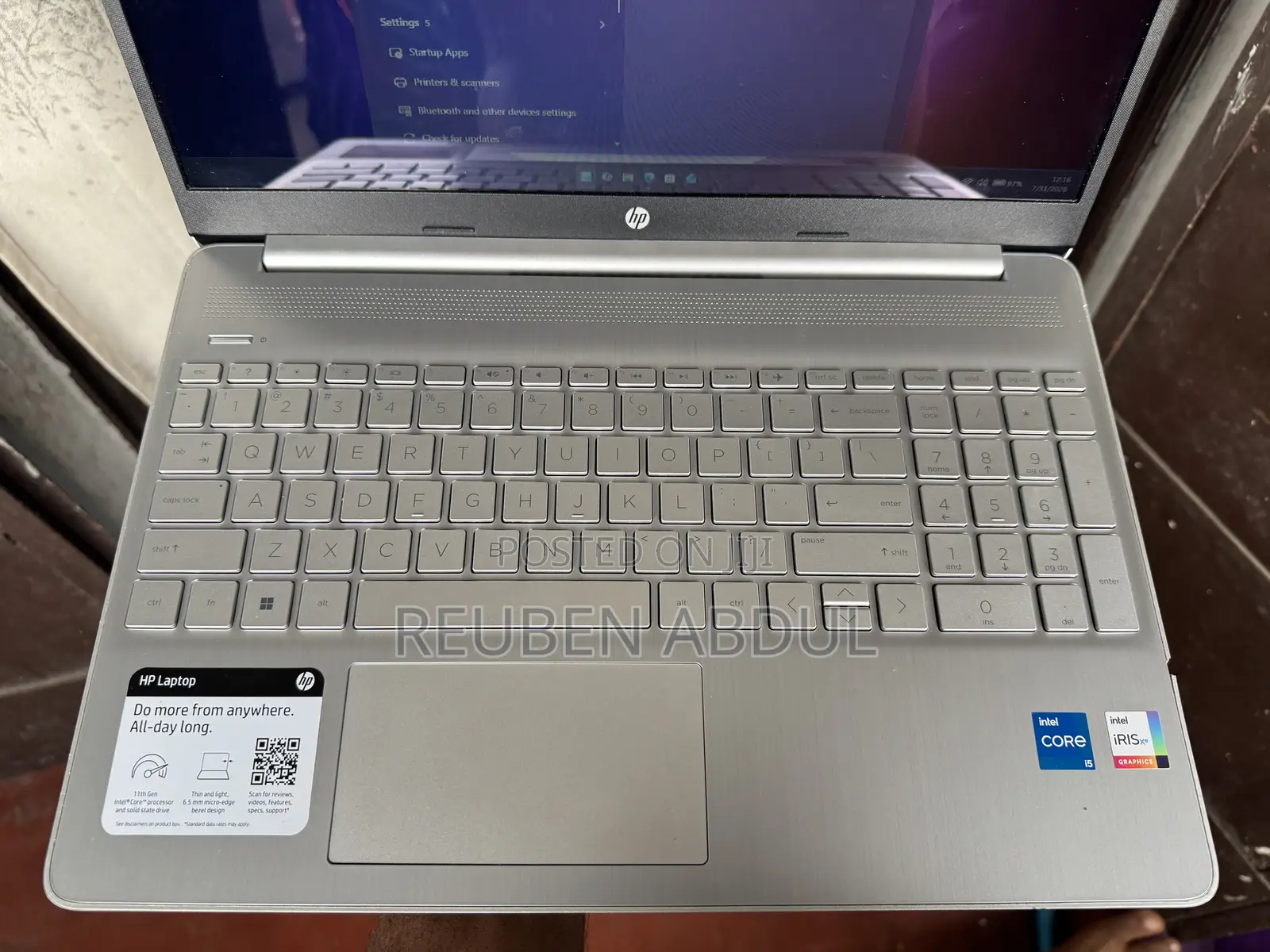 Laptop HP 15 12GB Intel Core i5 SSD 256GB