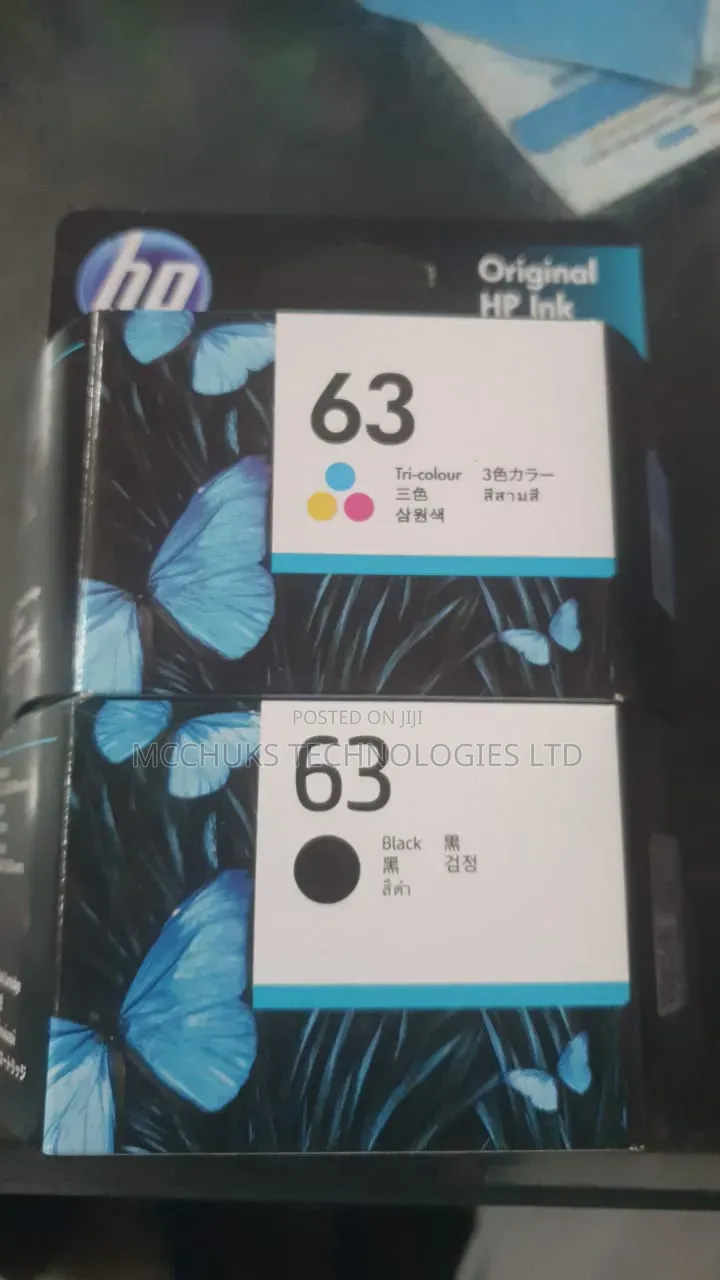 HP 63 Ink Black and Col
