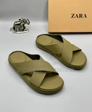 Zara Crisscross Palm Slippers | Modern Comfort Style