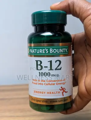 Nature's Bounty B12 1000mcg | 200 Tabs | Energy