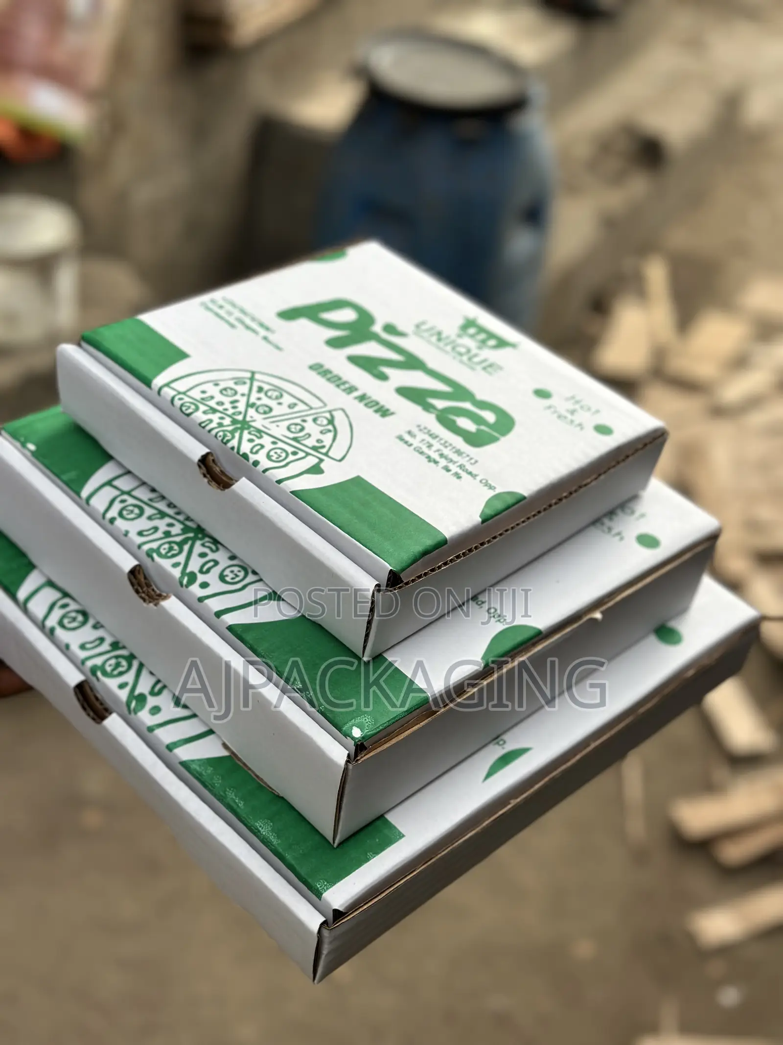 Branded Plain Pizza Boxes | Custom Sizes Available
