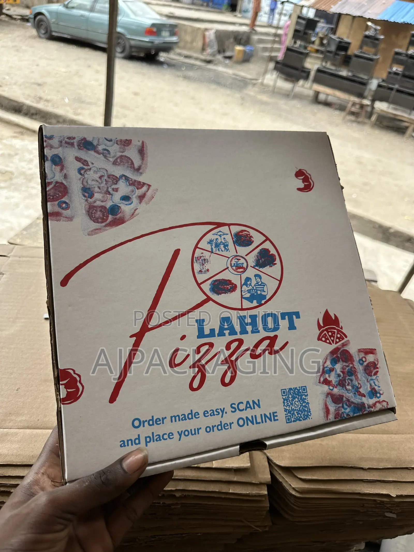 Branded Plain Pizza Boxes | Custom Sizes Available