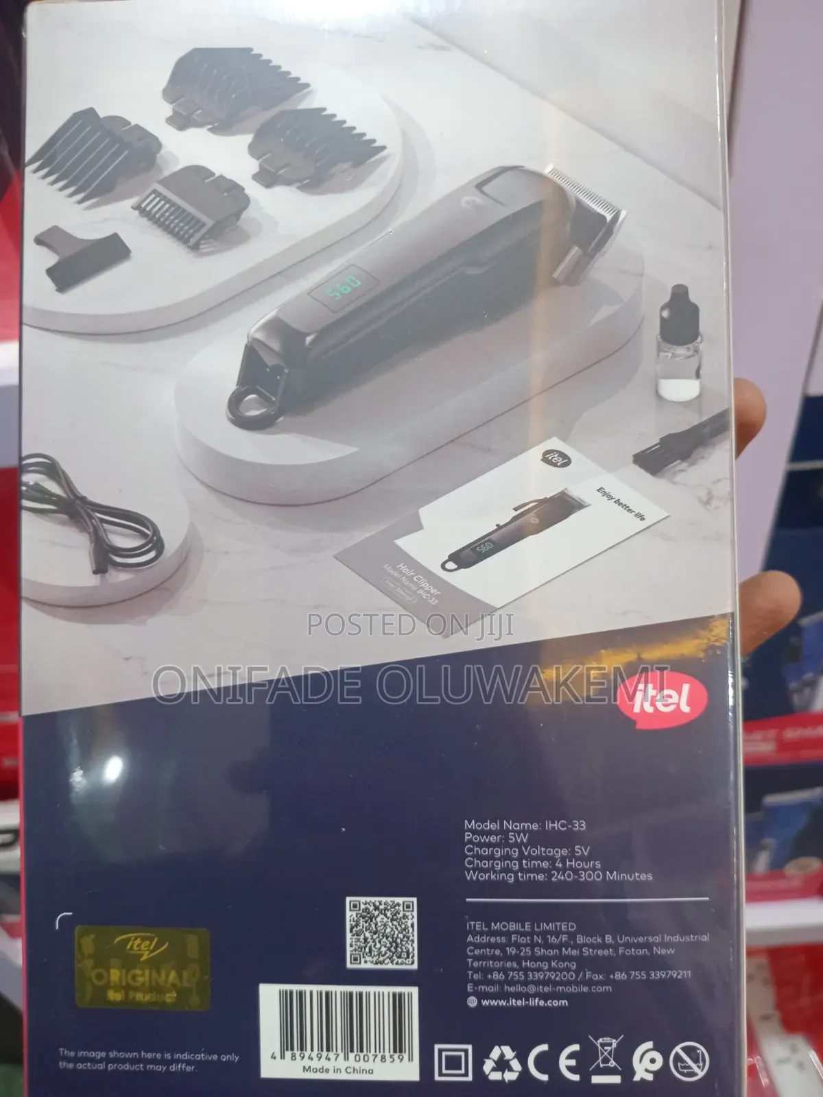 Hair Clipper Itel Classic 2 IHC-33