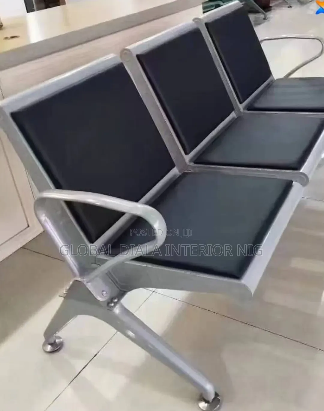 Generic 3-Seater Visitors Waiting Bench