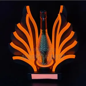 Led Light Champagne Bottle Display Stand, Bottle Carrier