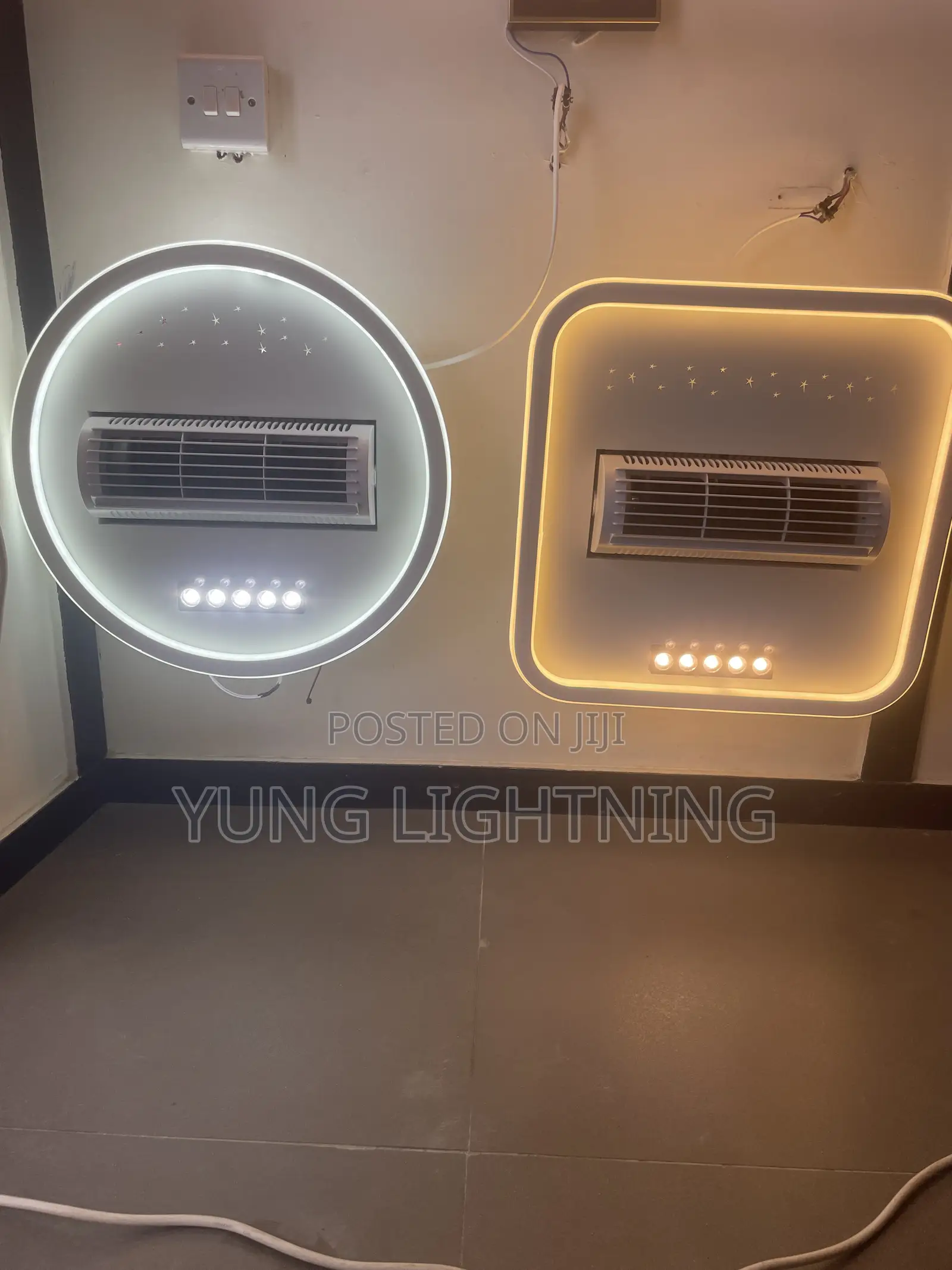 3 Colors Ceiling Fan Light