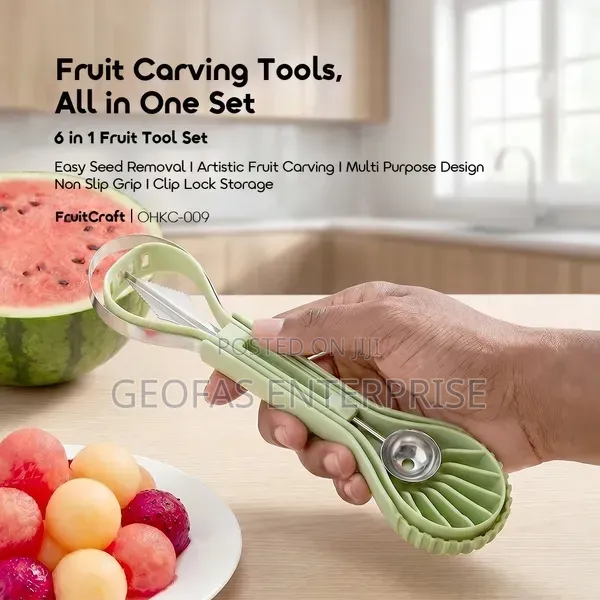 Oraimo FruitCraft 6 in 1 Fruit Tool Set