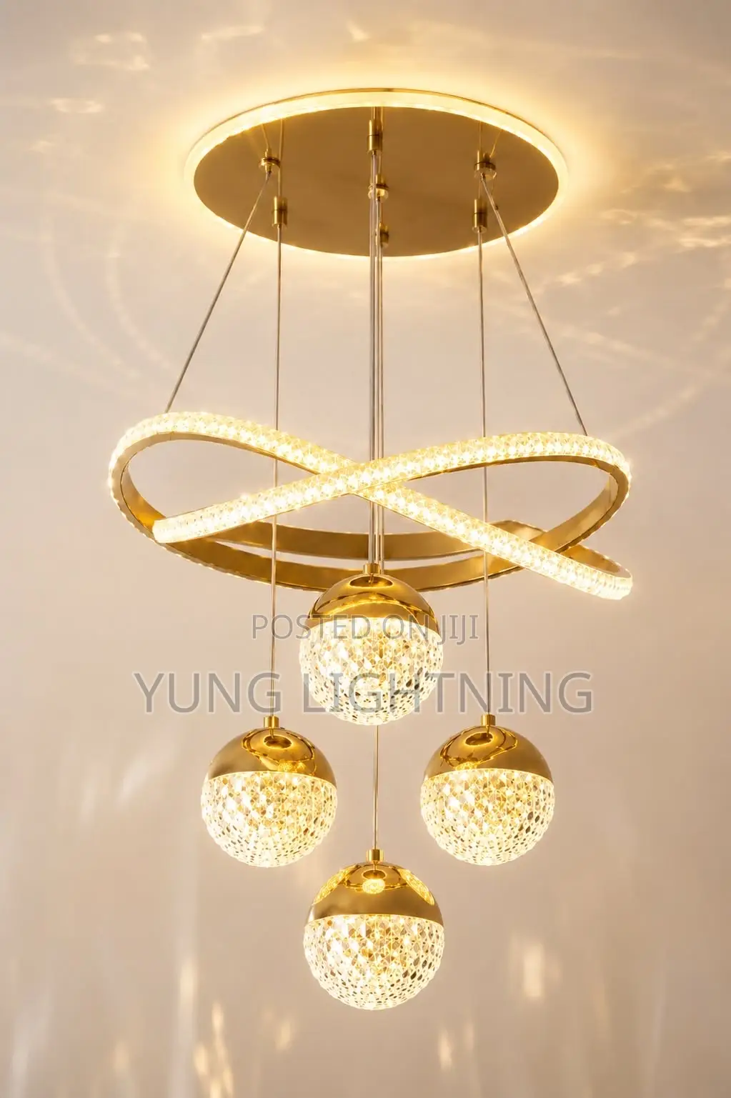 3 Dropping Chandelier