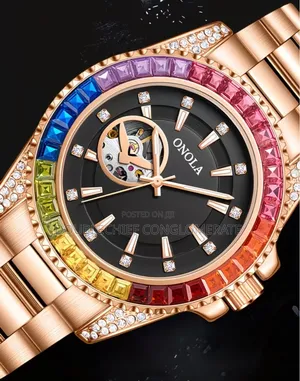 Rose Gold/Black Mechanical/Automatic Unisex Watch